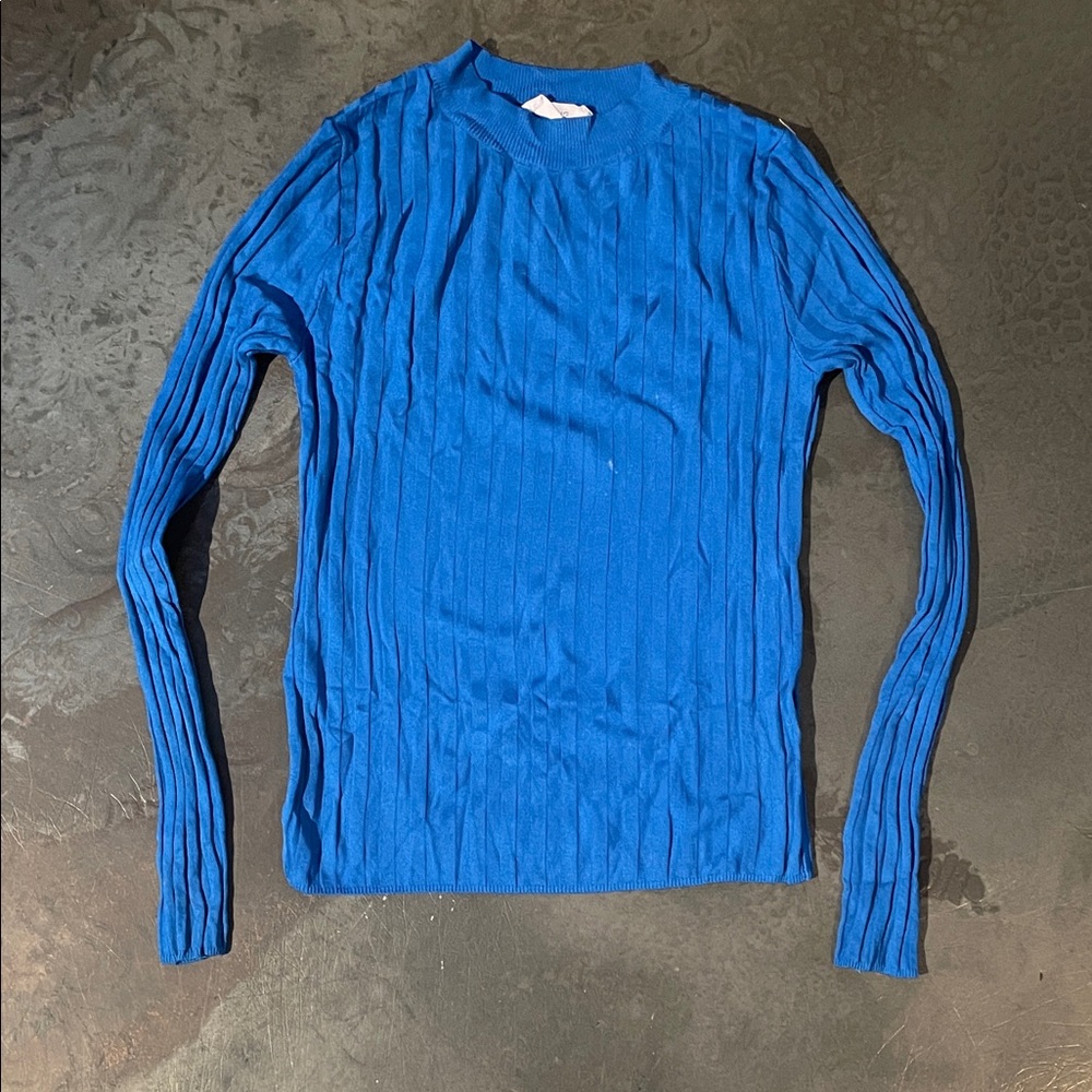 Mango Women Blue Sweater